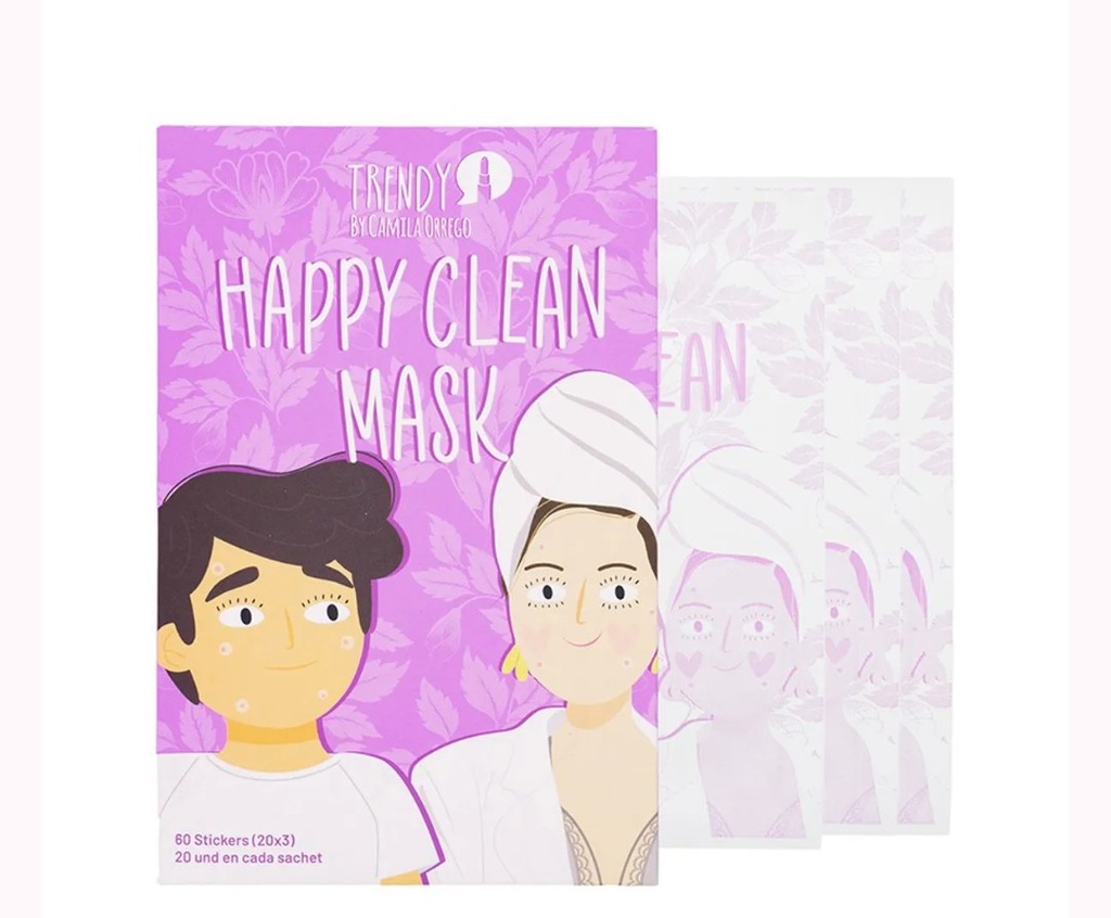 Stickers para acné Trendy (happy clean) 