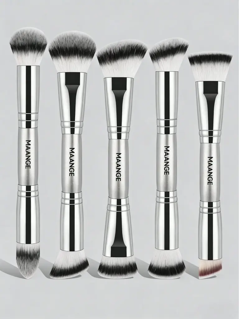 Brochas MAANGE Doble plateadas (5pcs)