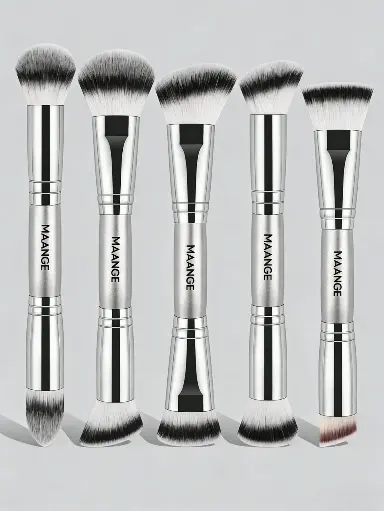 Brochas MAANGE Doble plateadas (5pcs)